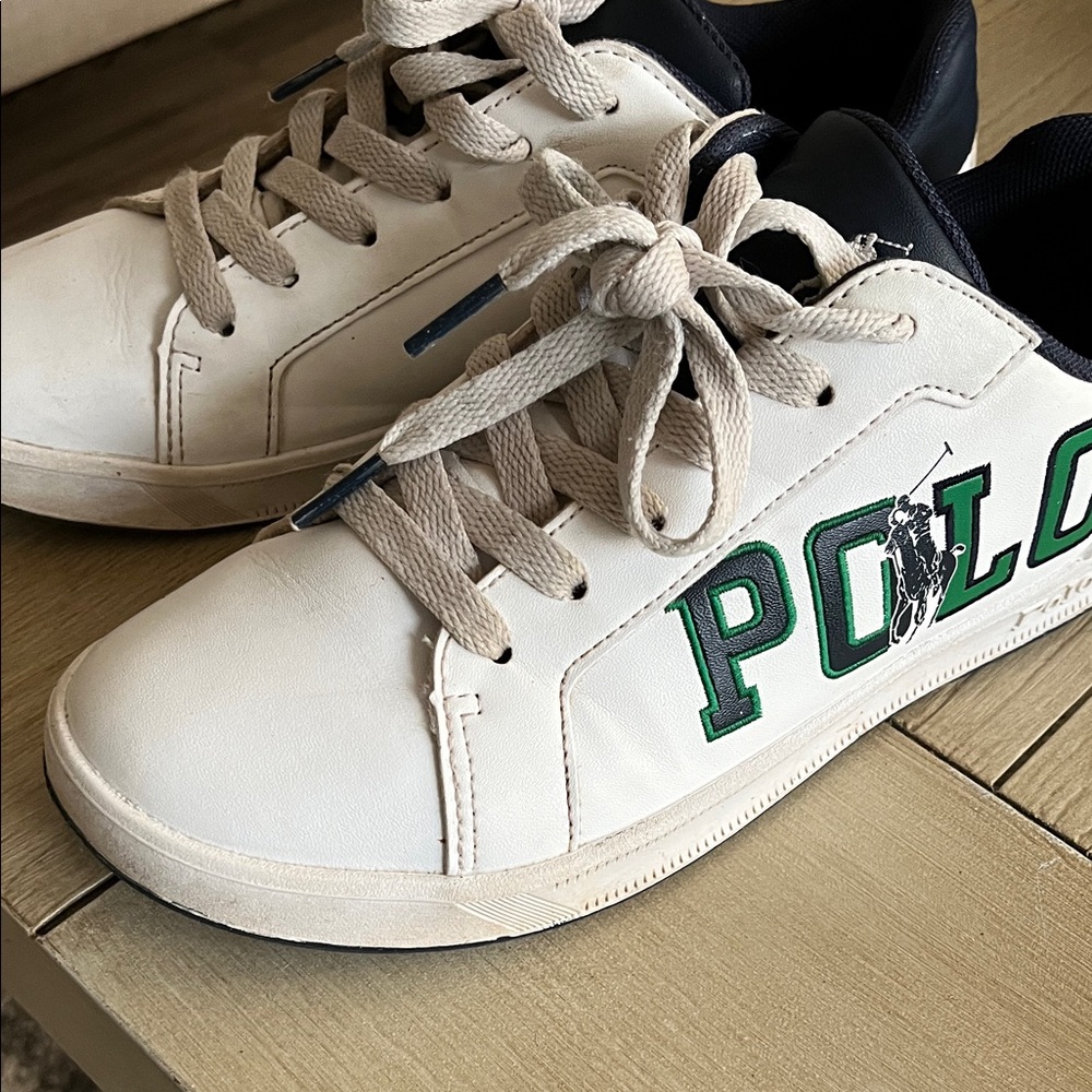 Polo by Ralph Lauren Black and White Low-Top Sneaker